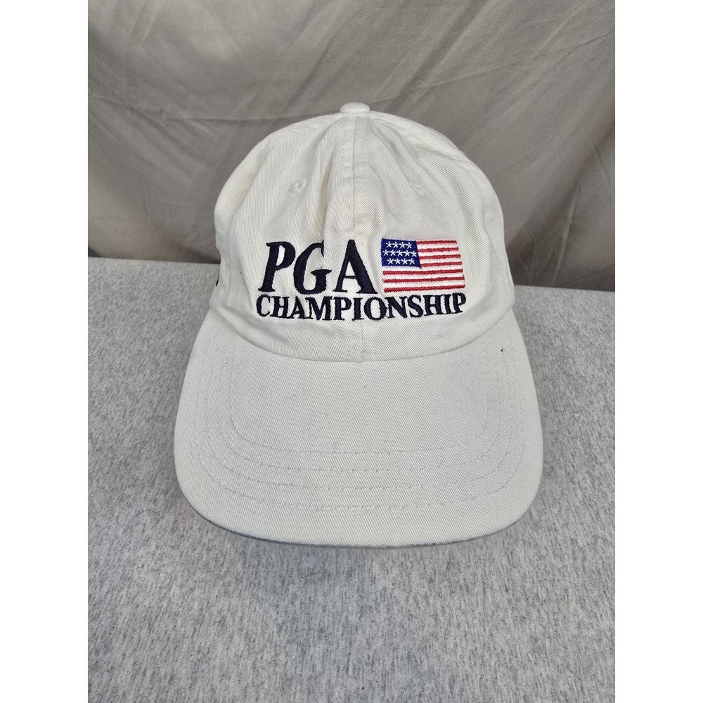 white PGA Championship hat One Size Adjustable